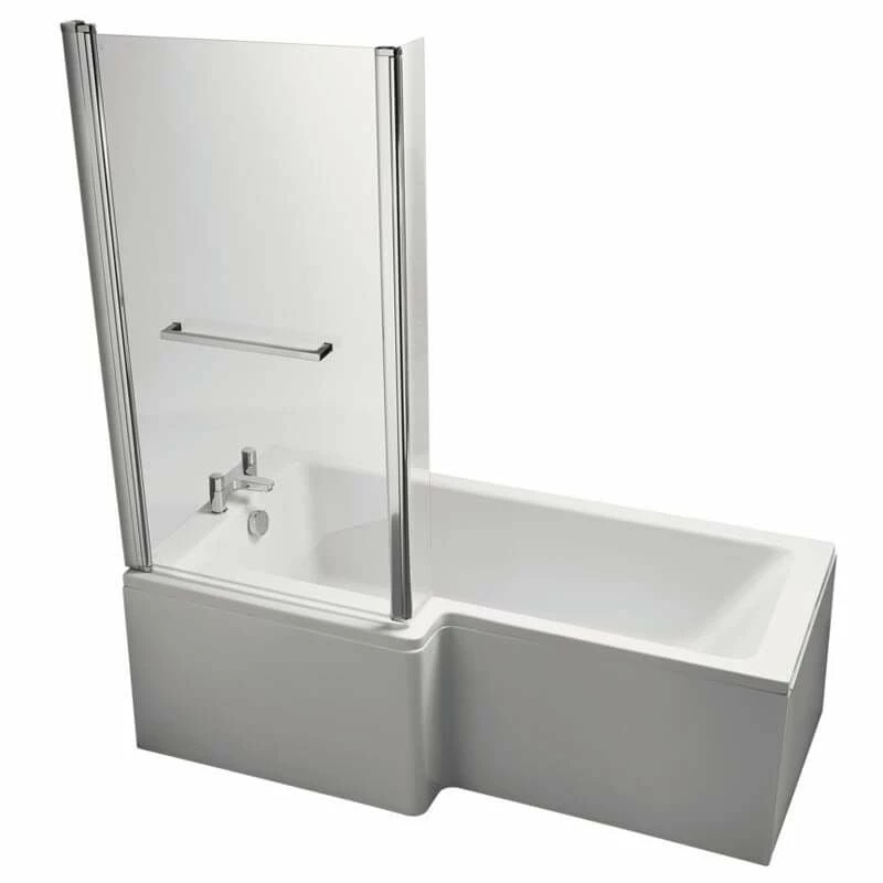 Ideal Standard Tempo Cube 1700mm Shower Bath Front Panel - White - E259601
