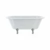 Burlington Windsor Double Ended 1500 X 750mm Freestanding Bath No Tap Holes - White - E4