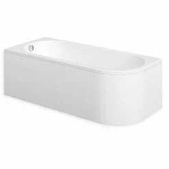 Essential Pimlico 1700mm X 750mm Single Ended Bath Left Hand No Tap Holes