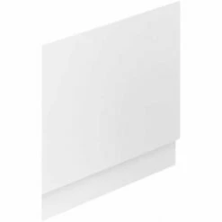 Essential VERMONT MDF End Bath Panel 800mm Wide - White - EF411WH