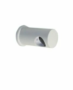 Quartz Electric 25mm Shower Rail End Assembly - White