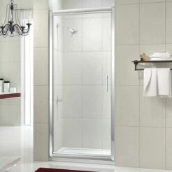 Merlyn 8 Series Infold Shower Door With Merlyn MStone Tray 800mm - MS84411