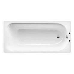 Kaldewei Eurowa 1700mm X 700mm Enamel Bath 2 Tap Holes - 119820000001
