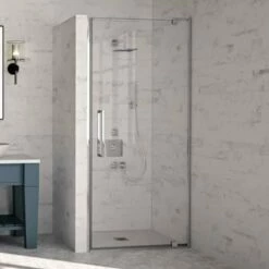 Merlyn 10 Series Pivot Shower Door With Tray 800mm - MS101211C