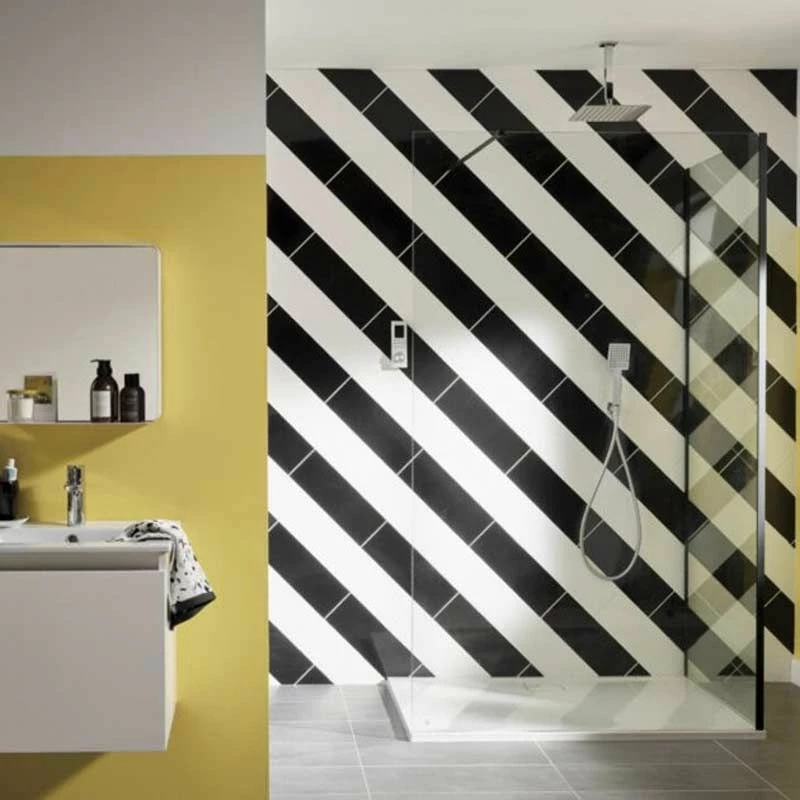 Merlyn 10 Series Shower Wall Including Wall Profile & Stabilising Bar 1400mm - S10SW1400H - Image 3