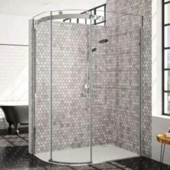 Merlyn 10 Series 1 Door Offset Quadrant Shower Enclosure Left Hand 1200 X 800mm - M103243CL