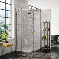 Merlyn 10 Series 1 Door Quadrant Shower Enclosure Left Hand With Tray 800mm - MS103211CL