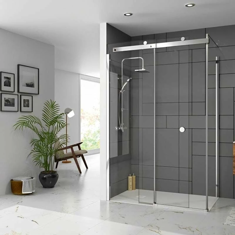 Merlyn 10 Series Sliding Shower Door Left Hand 1000mm - M108231CL - Image 2