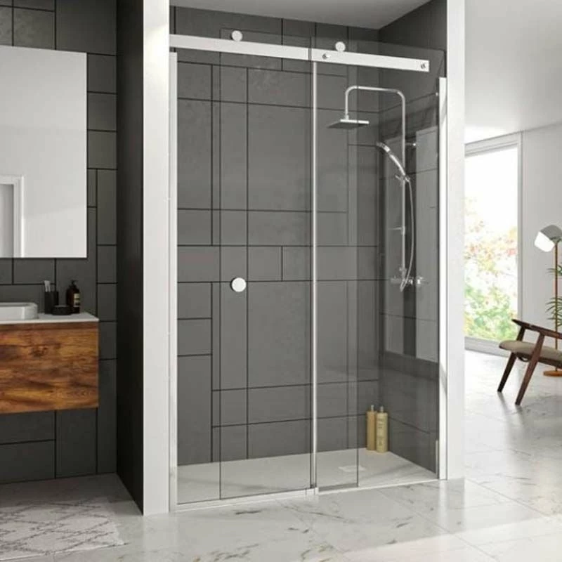 Merlyn 10 Series Sliding Shower Door Right Hand With Tray 1700mm - MS1081700CHR