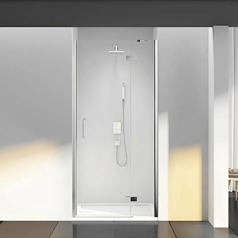 Merlyn 6 Series Frameless Hinge & Inline Recess Shower Door With Tray 900mm - S6FB900REC - Image 2