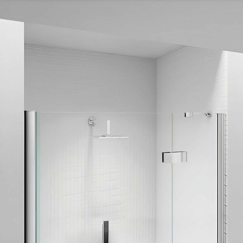 Merlyn 6 Series Frameless Hinge & Inline Recess Shower Door With Tray 900mm - S6FB900REC - Image 3