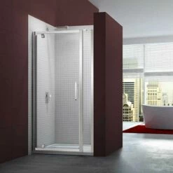 Merlyn 6 Series Pivot Shower Door And Inline Panel - 900mm Shower Door 965-1040mm - M61221P1H