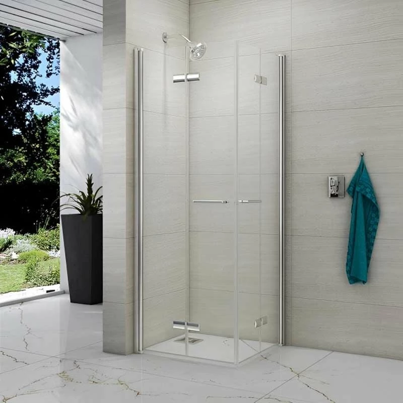 Merlyn 8 Series Double Folding Showerwall 800 X 800mm - M86102H