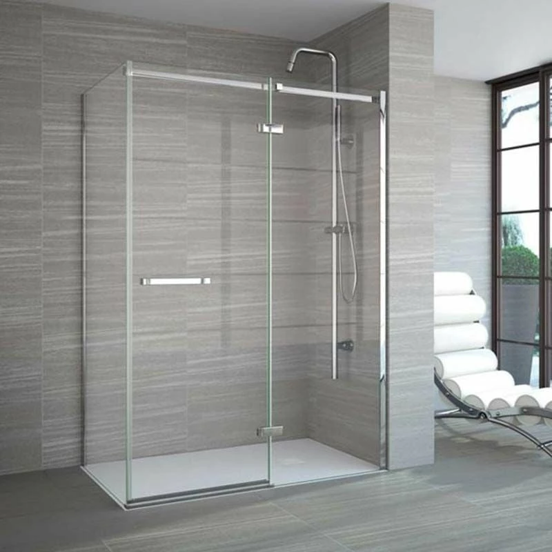 Merlyn 8 Series Frameless Hinge & Inline Shower Door 1600+mm - A0611VF - Image 3