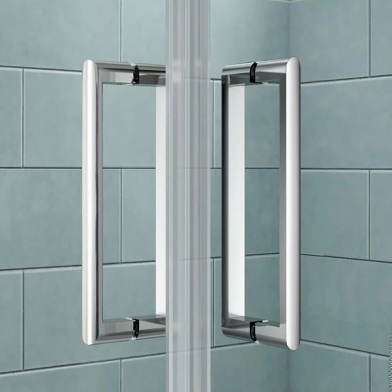 Merlyn 8 Series Frameless Double Pivot Shower Wall 800 X 800mm - S8FPC80H - Image 4
