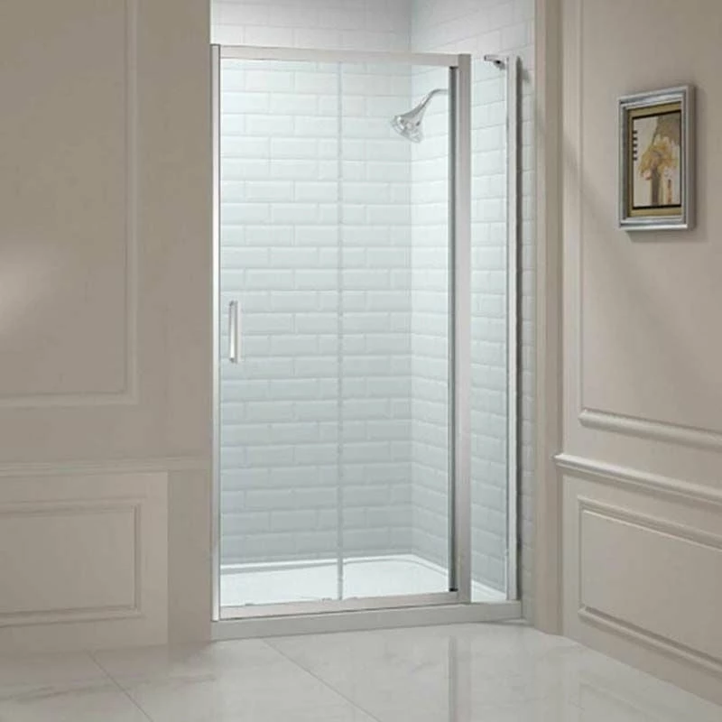 Merlyn 8 Series Sliding Shower Door And Inline Panel 1800mm+ Wide - 1780-1840mm - M88281P1H