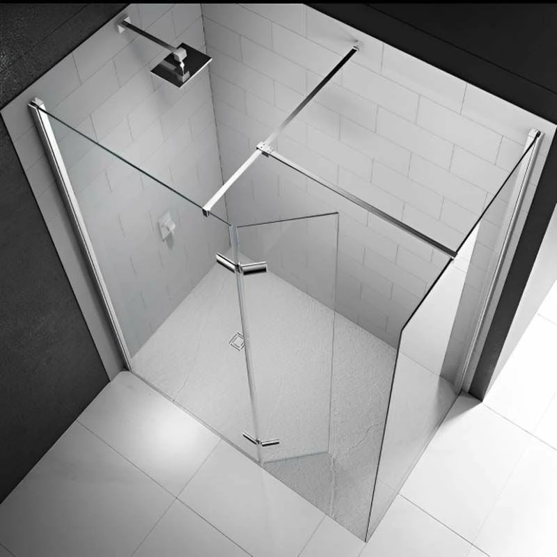 Merlyn 8 Series Walk In Shower Enclosure With Hinged Swivel Panel Including Tray 1200 X 900mm - M8SW600HB - Image 2