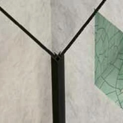 Merlyn Black Shower Wall Corner Profile - A04S0003BN