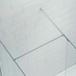 Merlyn Ionic Round Support Arm T Piece Bracket - Chrome - A04S0010