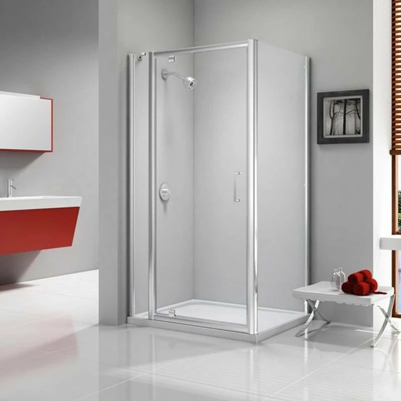 Merlyn Ionic Express 700mm Pivot Shower Door & 210mm Inline Panel - A030003H - Image 2