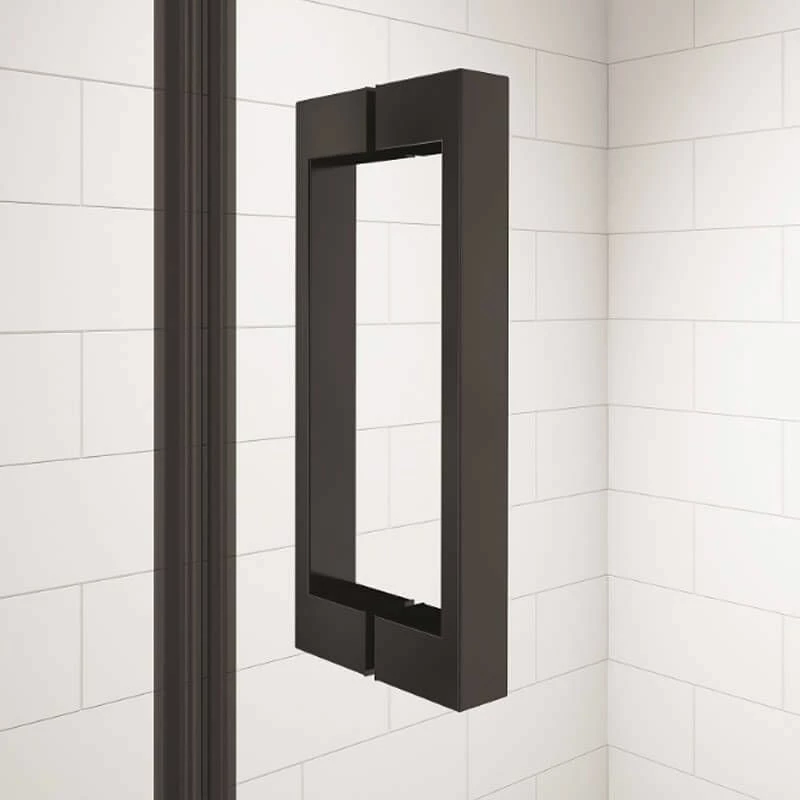 Merlyn Black Hinge And Inline Shower Door 1200+mm - BLKH1200SPH - Image 4