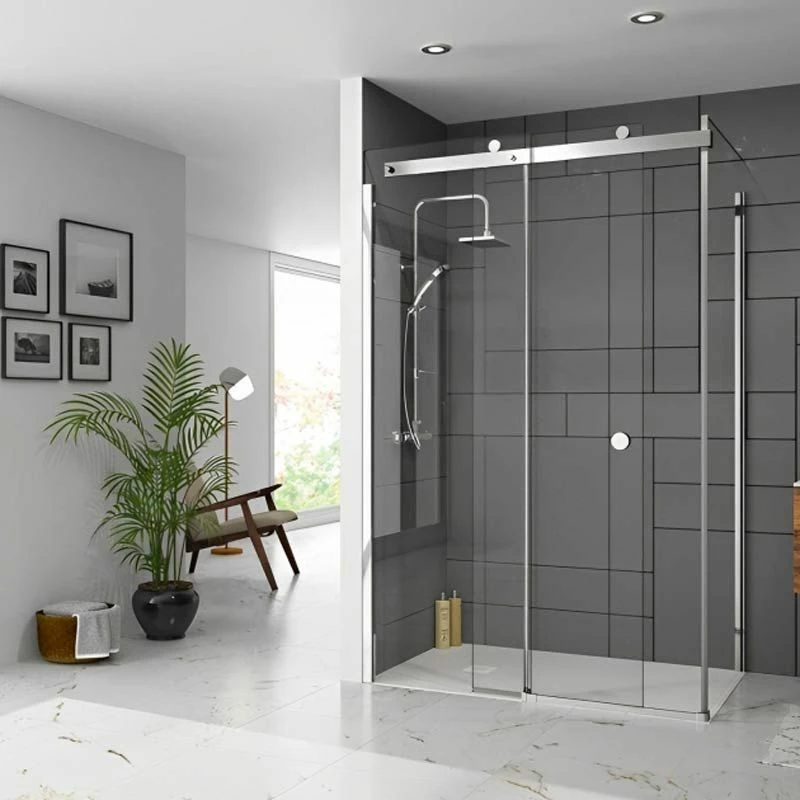 Merlyn 10 Series Sliding Shower Door Left Hand 1200mm - M108241CL - Image 2