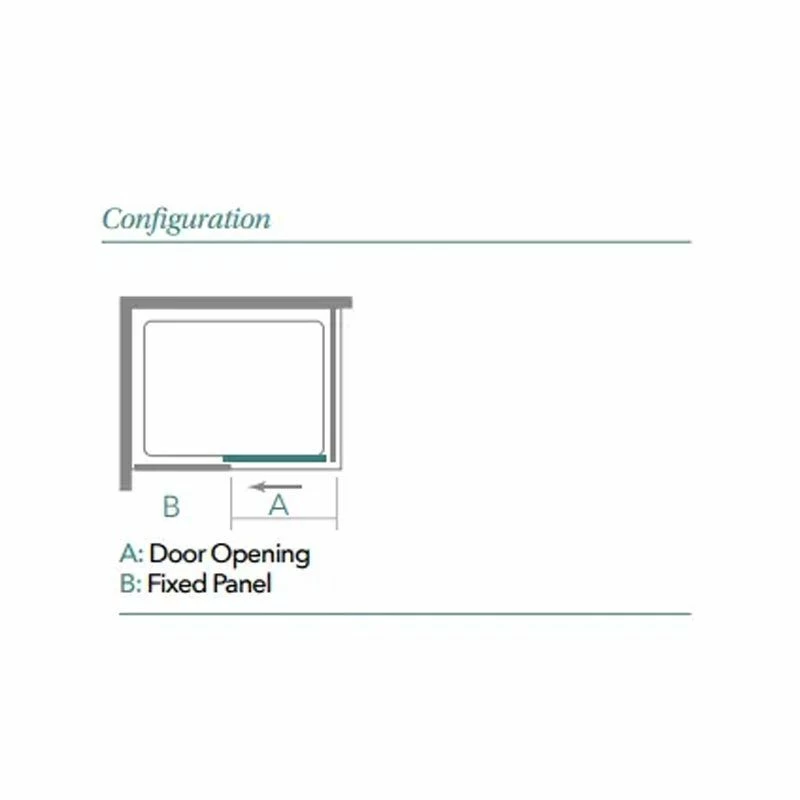 Merlyn 6 Series Sliding Shower Door 1200mm - M68241 - Image 4