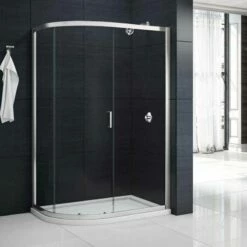 Merlyn MBOX 1 Door Offset Quadrant Shower Enclosure 1200 X 800mm - MB1Q1280