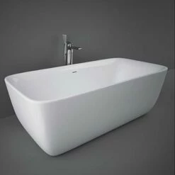 RAK Ceramics Contour 1800 X 800mm Freestanding Rectangle Bath - Beige - CONBT318080AWHA