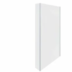 RAK Ceramics Feeling Fixed Return Glass Deflector Panel 2000mm X 250mm (Inc Fixings) - Grey - RAKFRP503