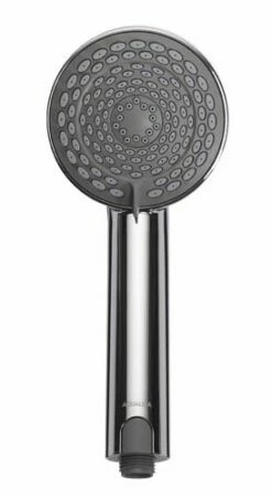 105mm Electric Shower Head - Chrome/Dark Grey