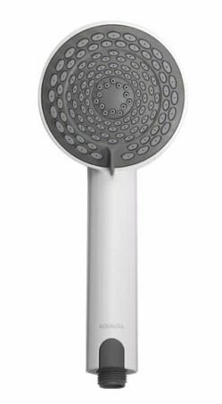 105mm Electric Shower Head - White/Dark Grey