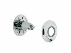Varispray Adjustable Shower Head Wall Outlet/Cover Plate - Chrome