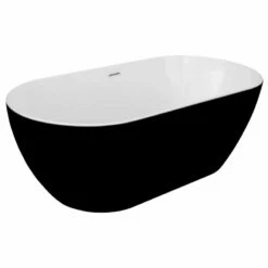 Frontline Aquabathe Graphite Summit Black Freestanding Bath 1680 X 800mm - SI8056830804