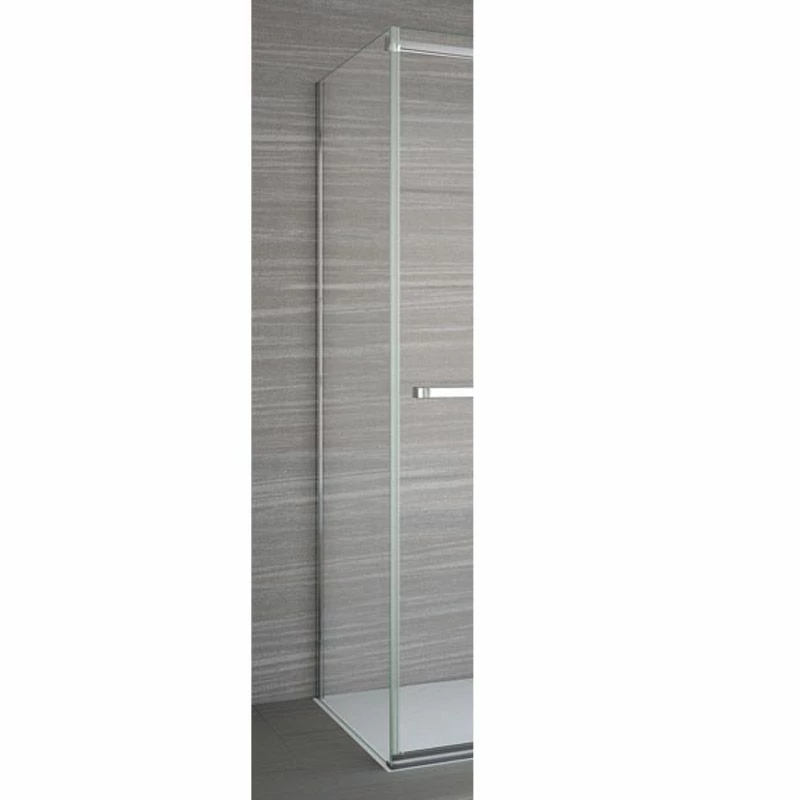 Merlyn 8 Series Frameless Hinge & Inline Side Panel 760mm - A0607B0